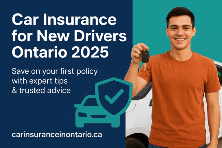 Car Insurance for New Drivers Ontario 2025